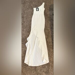 PrettyLittleThing White Dress